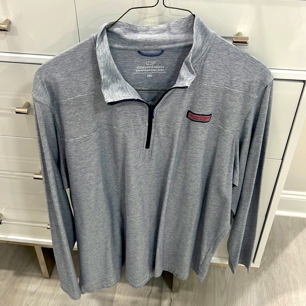 This is a vineyard vines pull over quarter zip could be used as anything